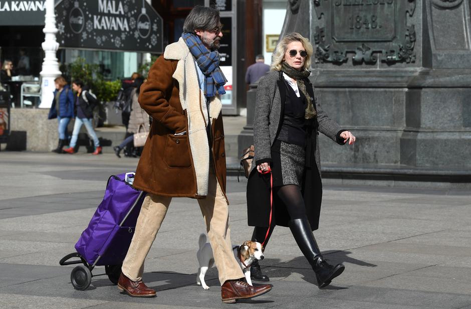 Zagreb: Barbara i Lukas Nola u šetnji gradom