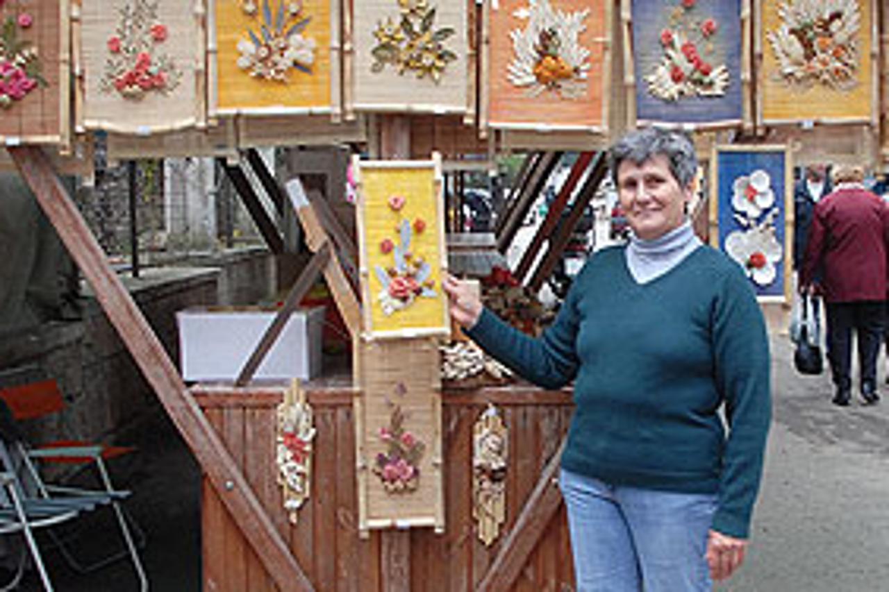 Emilija Vugrinec na pulskoj tržnici