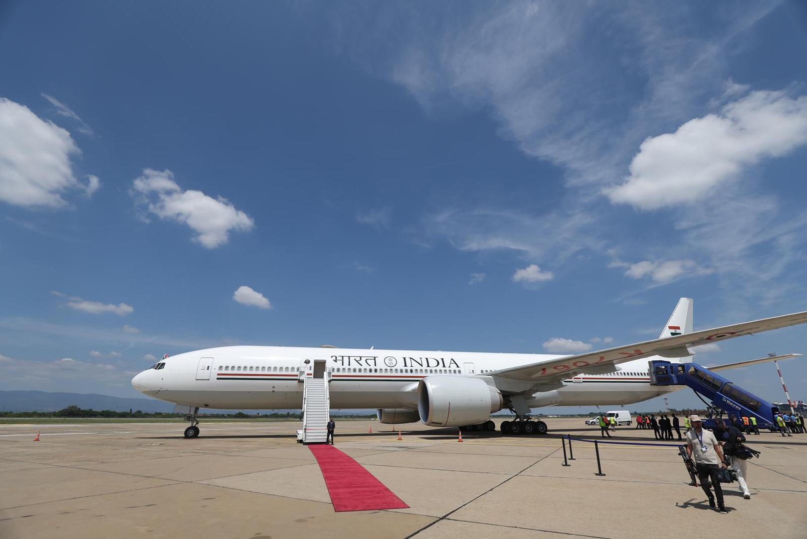 18.06.2025., Zagreb - Dolazak predsjednika Vlade Republike Indije Narendre Modija u Zracnu Luku "Franjo Tudjman" Photo: Slavko Midzor/PIXSELL