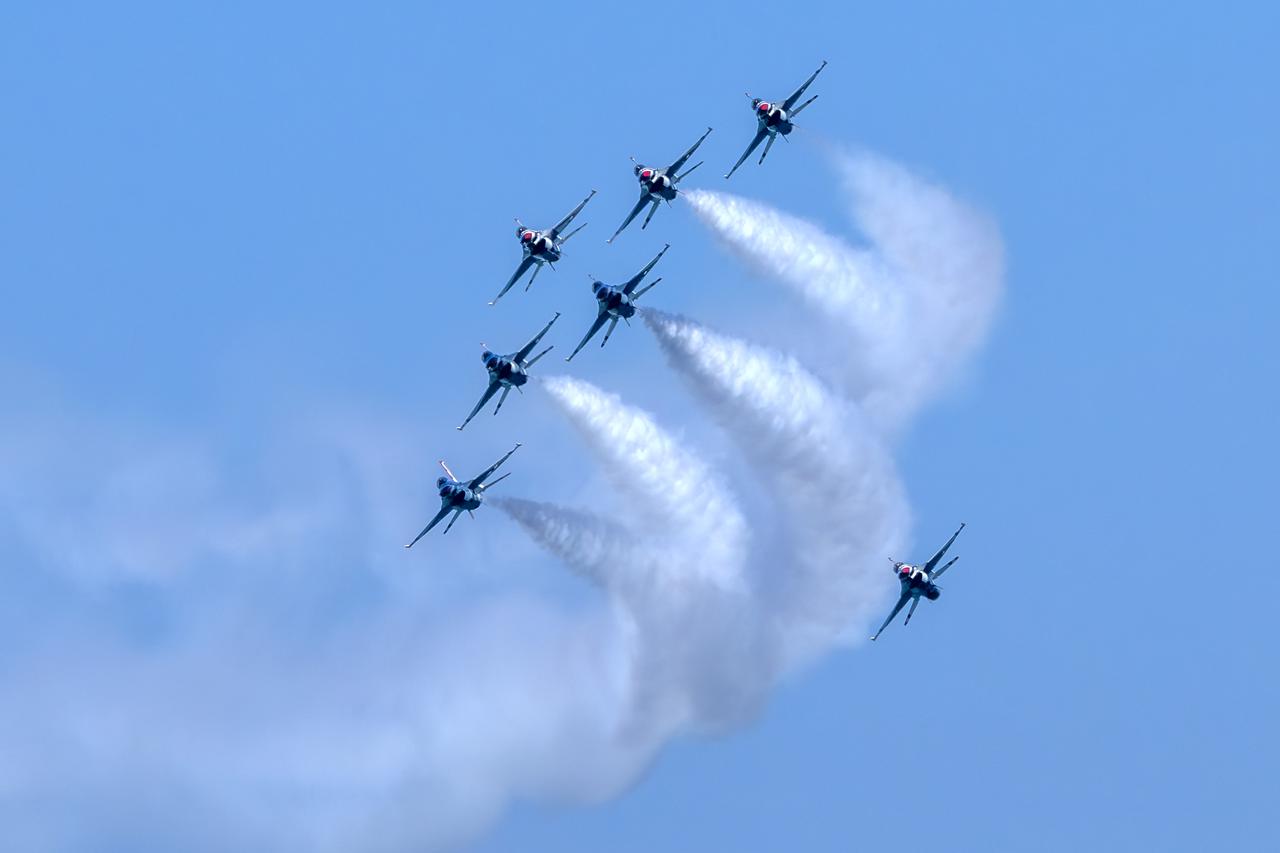 Practice Day at the Fort Lauderdale Air Show in Florida
