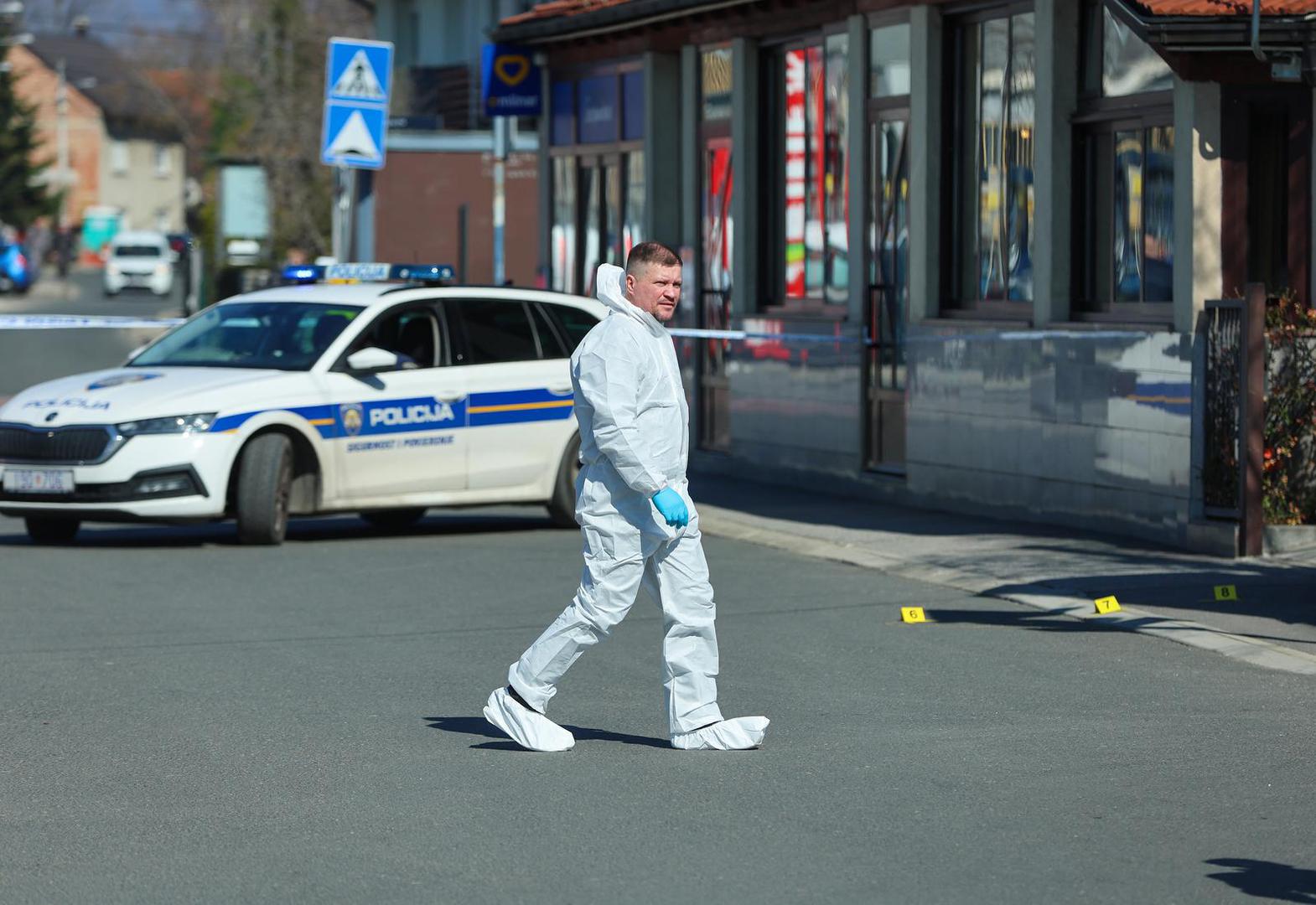 19.03.2025., Zagreb - Policijski ocevid na adresi Stefanovecki zavoj I 21 u Dubravi gdje je doslo do pucnjave. Photo: Sanjin Strukic/PIXSELL