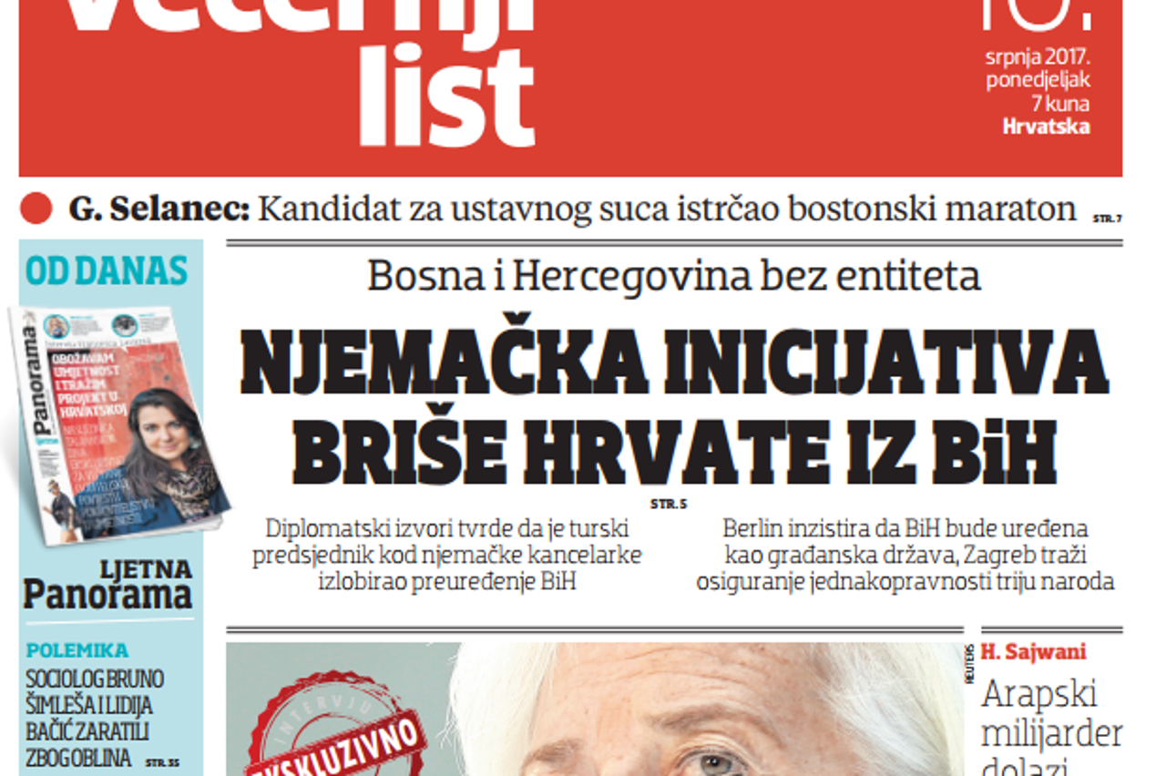 Naslovnica 10.7. 2017.
