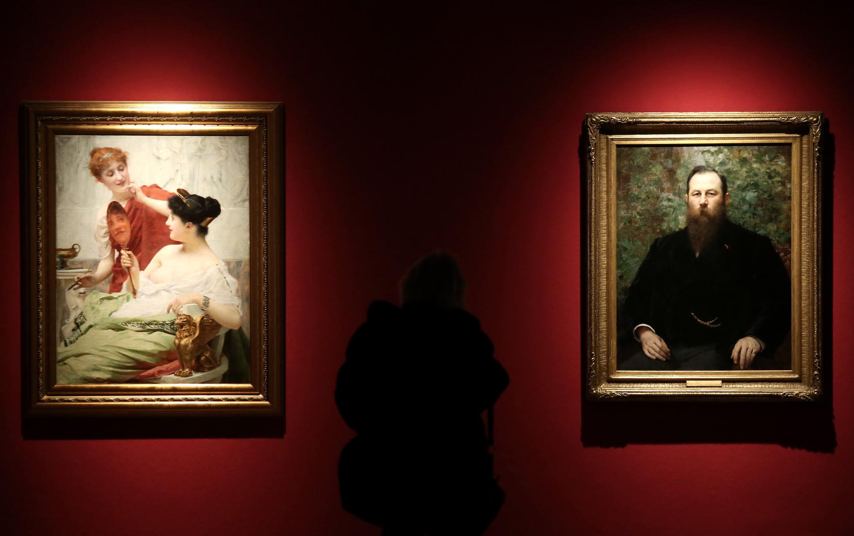 16.01.2018., Zagreb - Galerija Klovićevi dvori. Povodom izložbe Vlahe Bukovca u galeriji Klovićevi dvori održana je konfrencija za medije, a nakon toga organiziran je obilazak postave.