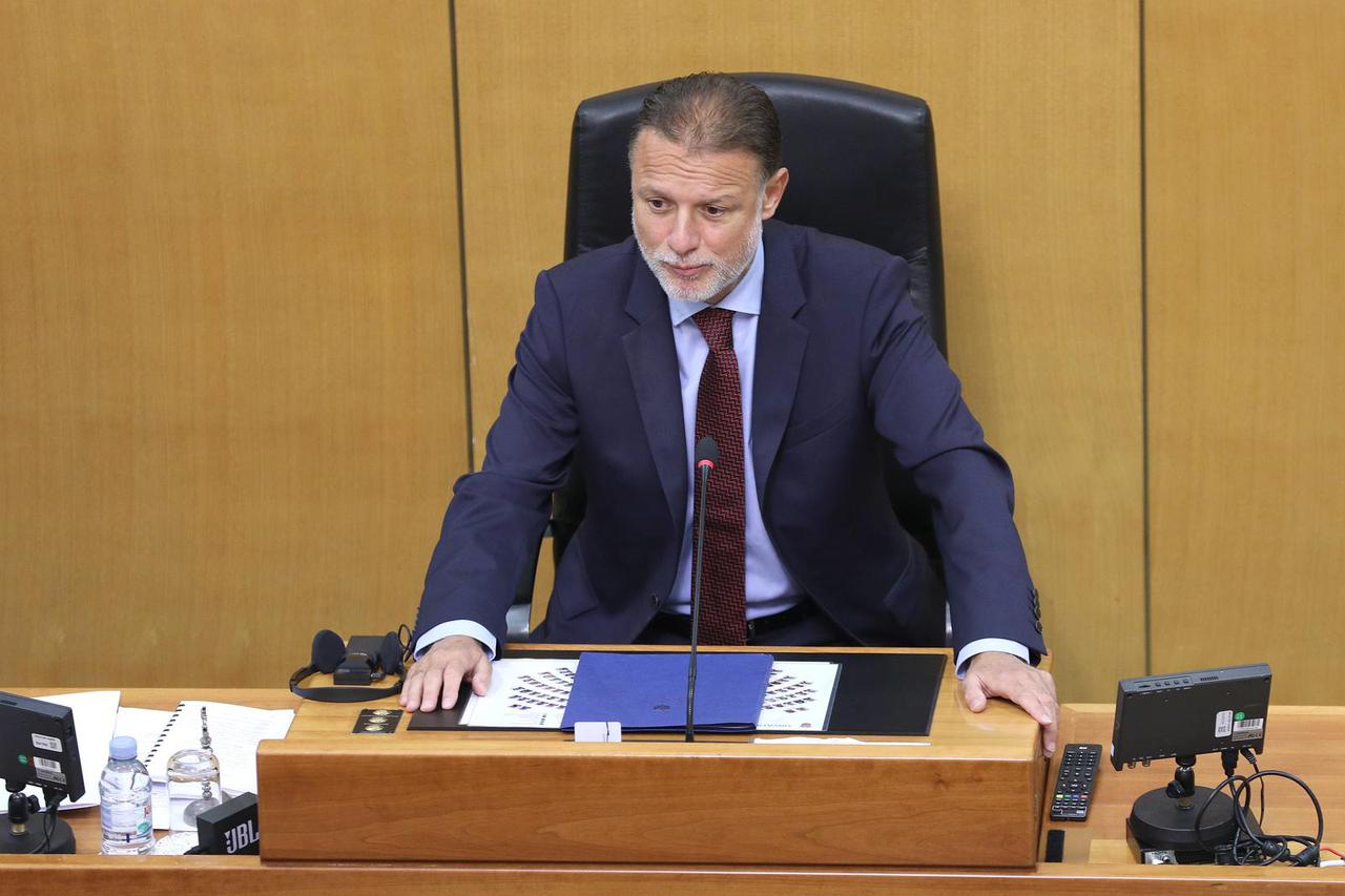 Zagreb: Ruslan Stefanchuk govorio u Hrvatskom saboru