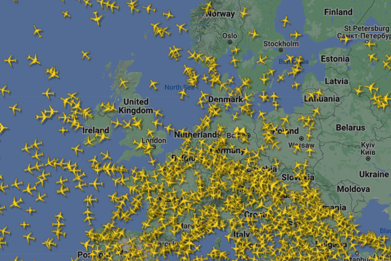 Problemi sa zračnim prometom iznad Velike Britanije