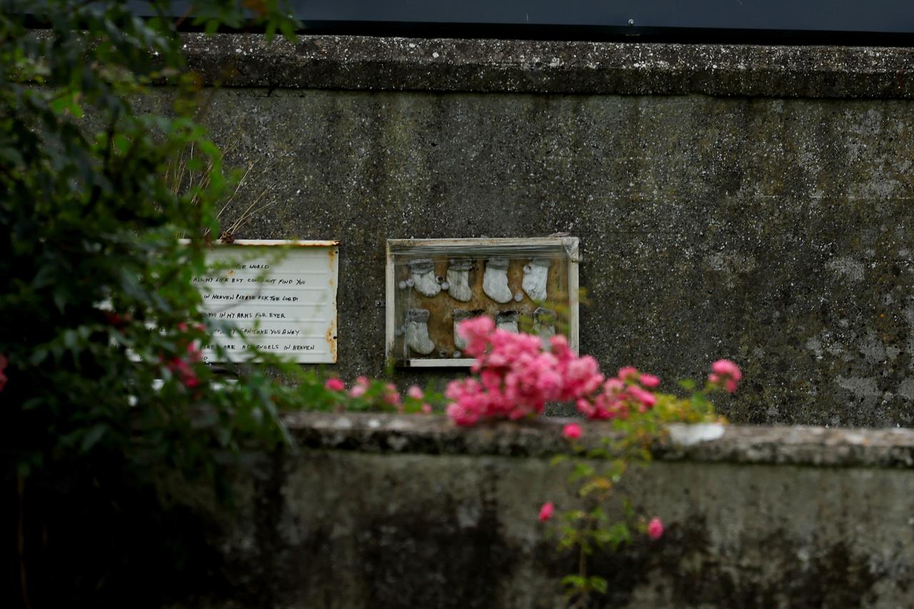 Excavation at the site of Bon Secours Mother and Baby Home, where bodies of 796 babies were uncovered, in Tuam