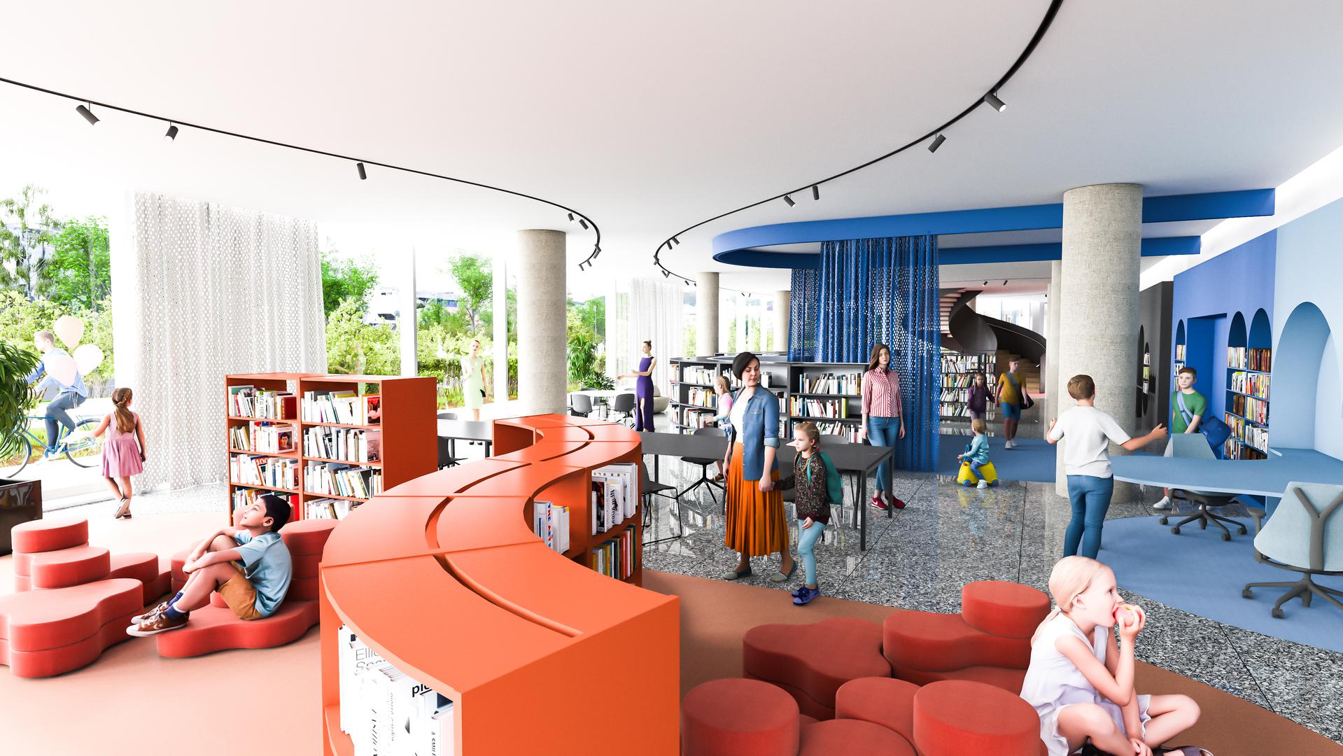U gradskoj upravi za sljedeći tjedan najavljen je početak rekonstrukcije Paromlina. Projekt je vrijedan 85 milijuna eura, a rok je dvije godine. Predstavljanje su i nove vizualizacije. Na fotografiji je dječji odjel buduće centralne gradske knjižnice.