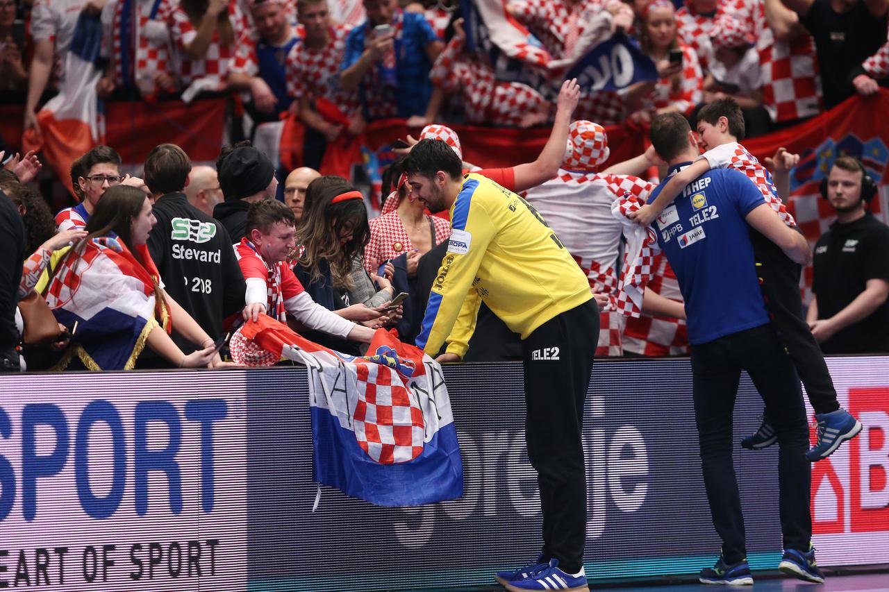 Slalvlje hrvatskih rukometaša protiv Njemačke