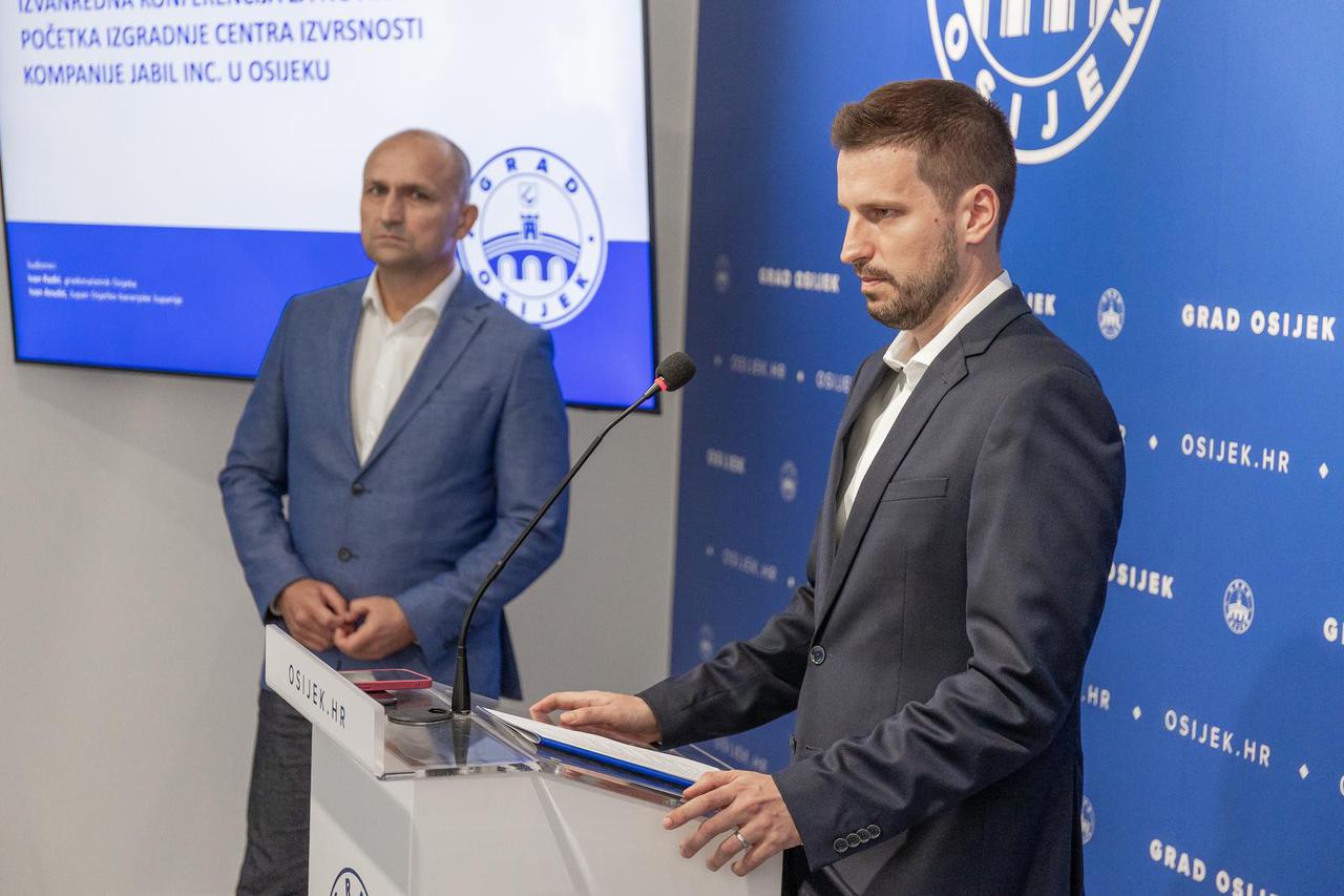 Osijek: Ivan Radić i Ivan Anušić o početku gradnje centra izvrsnosti tvrtke Jabil