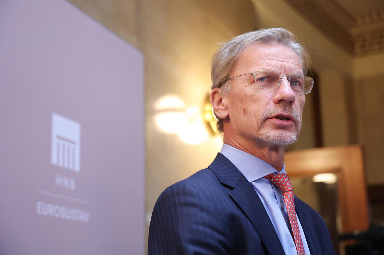 Zagreb: Boris Vujčić obratio se medijima nakon što je nominiran za potpredsjednika Europske središnje banke