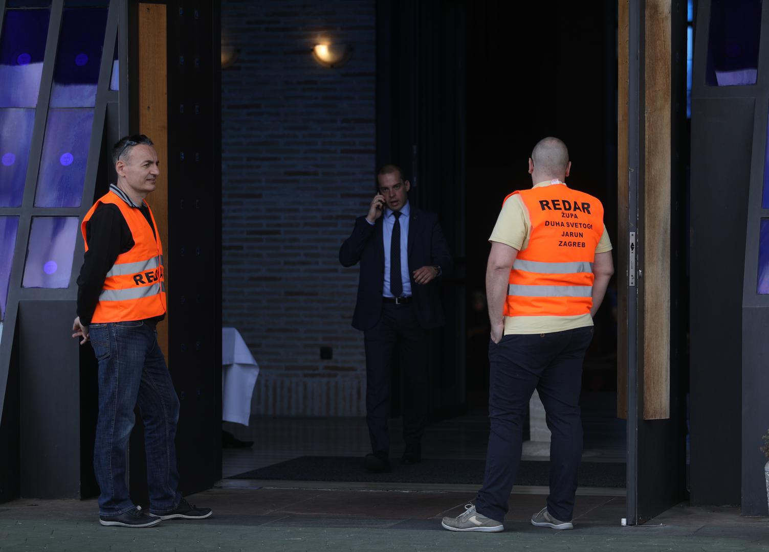 02.05.2020. Zagreb - U crkvi Sveta Mati Slobode odrzana je misa prema uputama Hrvatskog zavoda za javno zdravstvo Photo:Borna Filic/PIXSELL