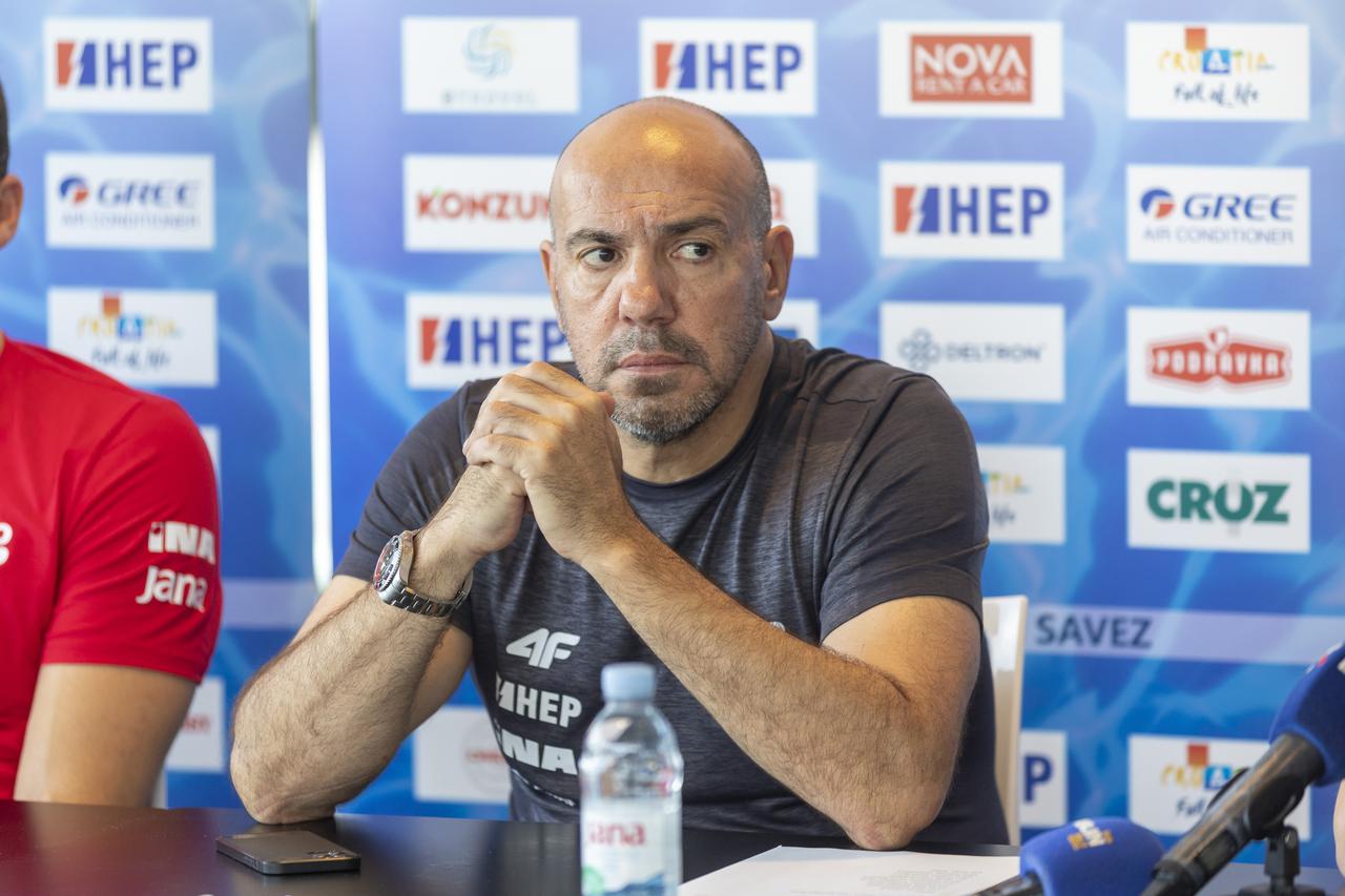 Pula: Konferencija za medije hrvatske vaterpolo reprezentacije