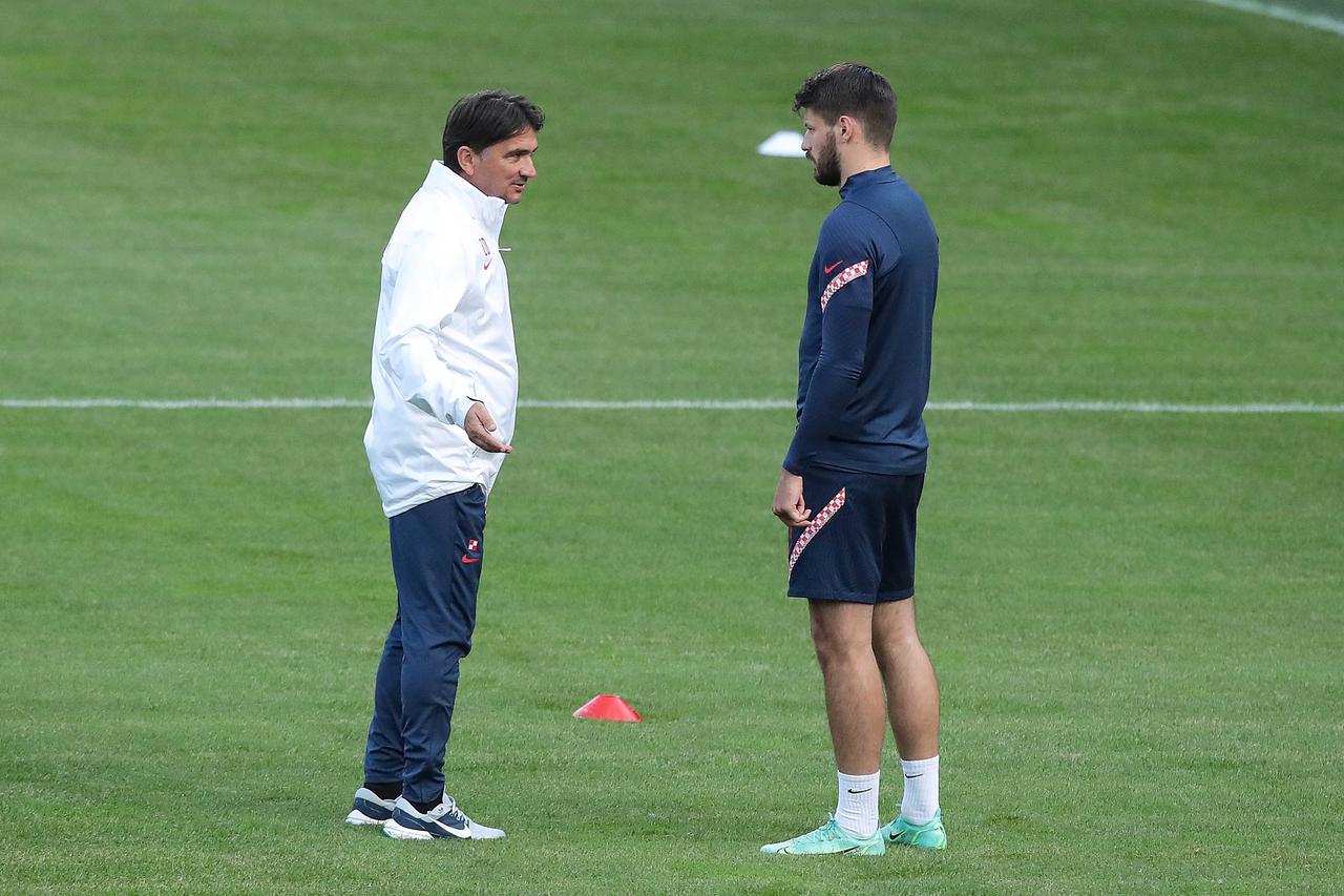 Zlatko Dalić i Bruno Petković