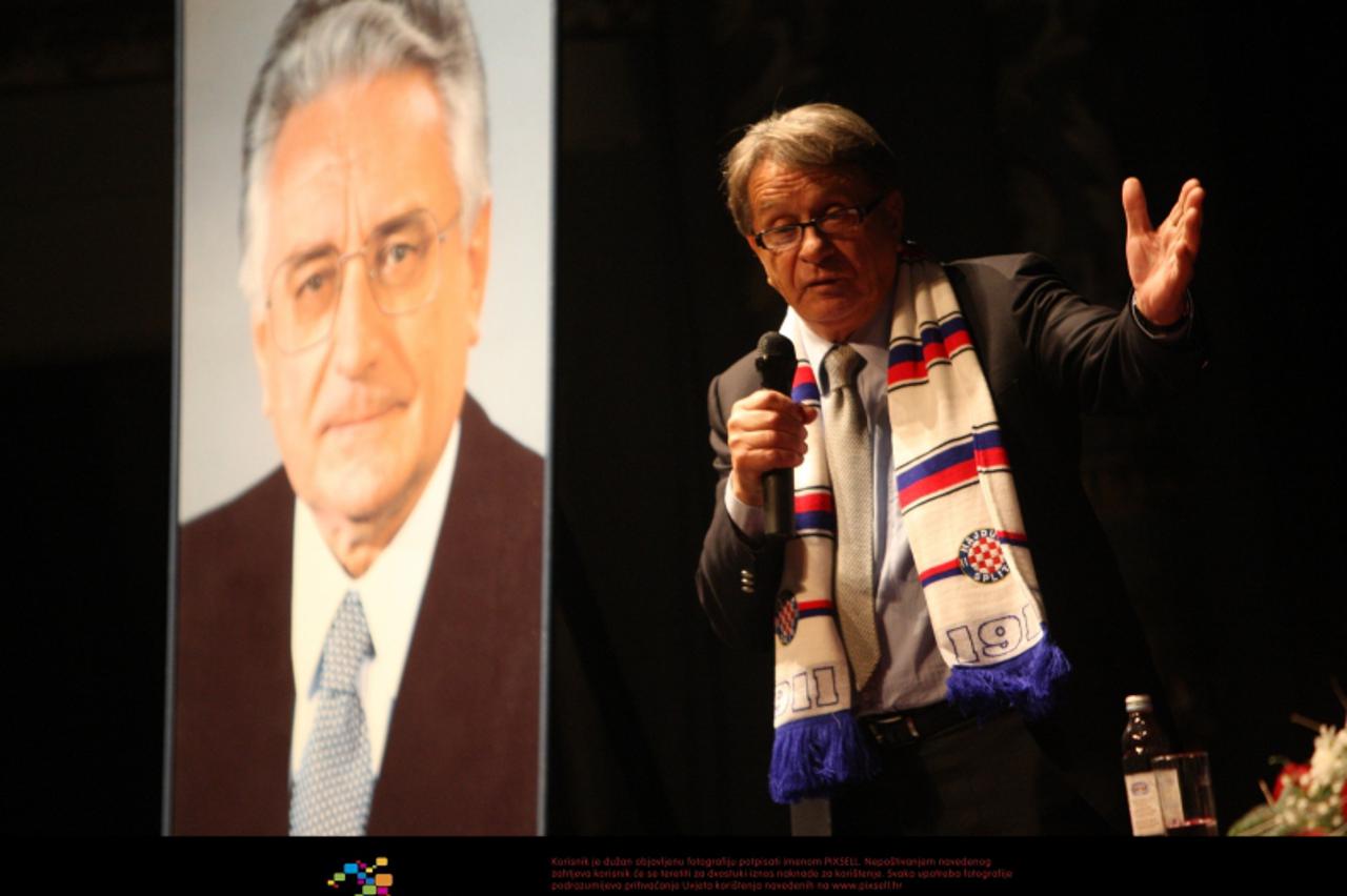 '08.12.2012., Split - U HNK odrzana akademija povodom obiljezavanja godisnjice smrti prvog hrvatskog predsjednika Franje Tudmana. Miroslav Ciro Blazevic. Photo: Ivo Cagalj/PIXSELL'