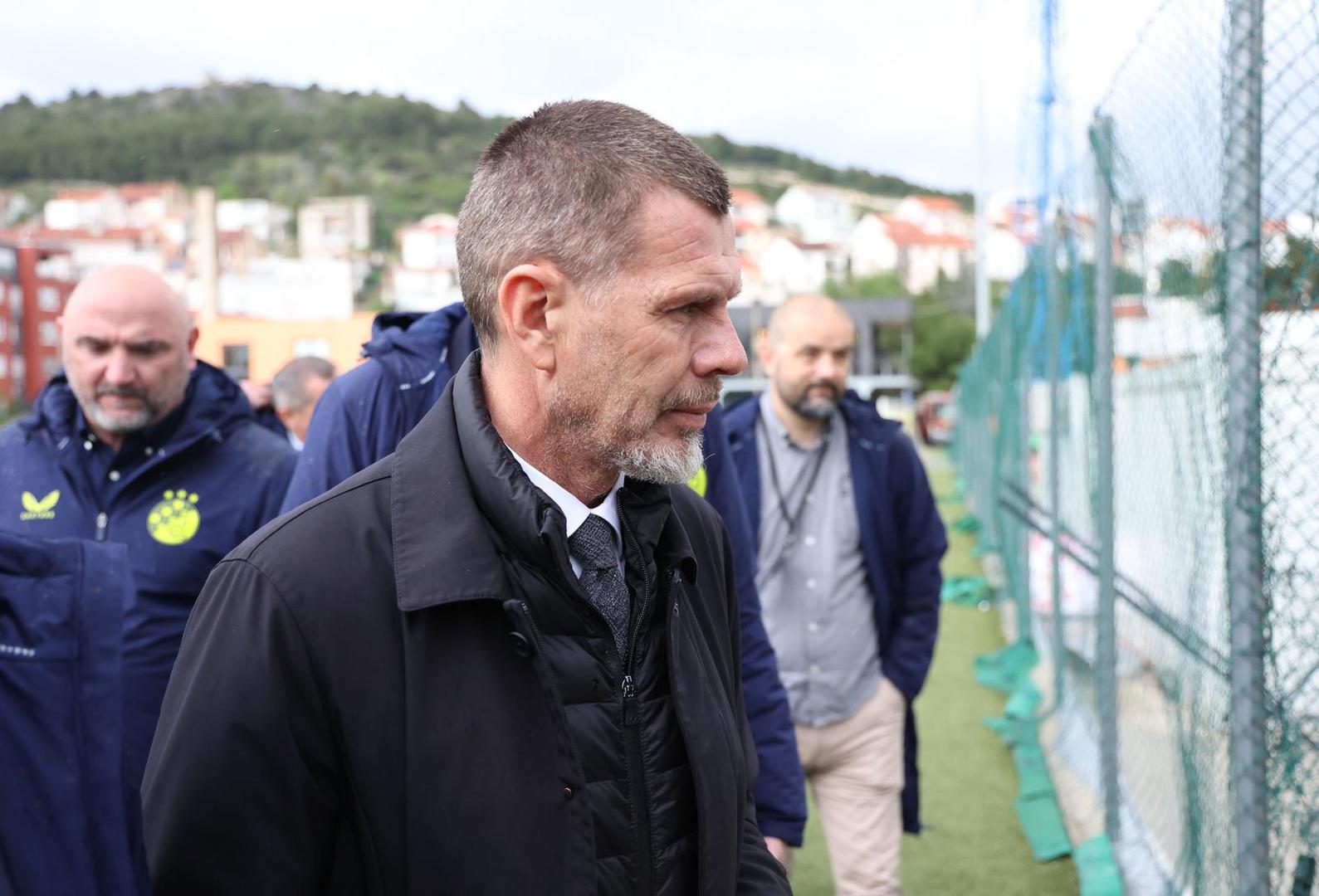 Novi predsjednik uprave Dinama Zvonimir Boban stigao je u Šibenik na gostovanje plavih u sklopu 30. kola HNL.