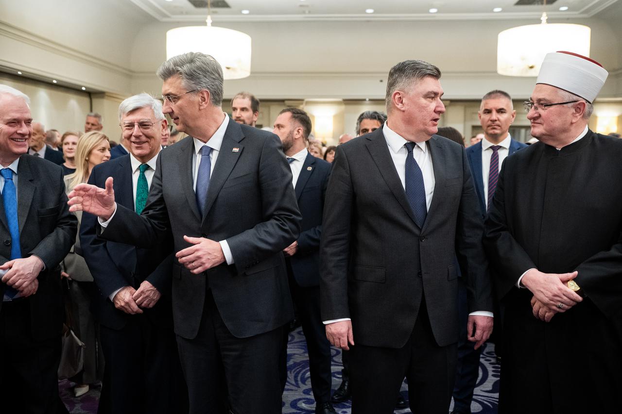 Zagreb: Zoran Milanović i Andrej Plenković na obilježavanju 110. obljetnice priznanja ravnopravnosti islama