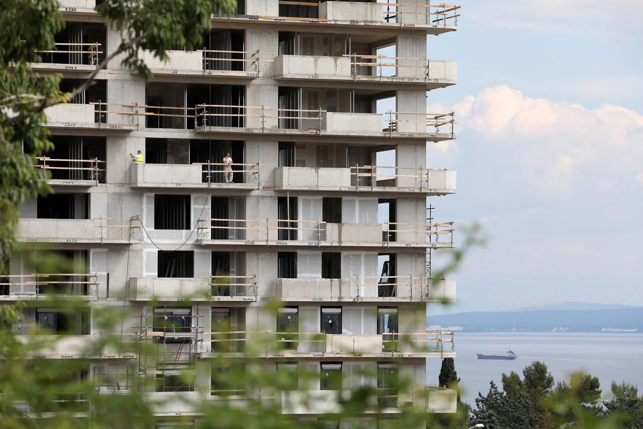 Gradilište stambeno trgovačkog kompleksa RIO Rijeka