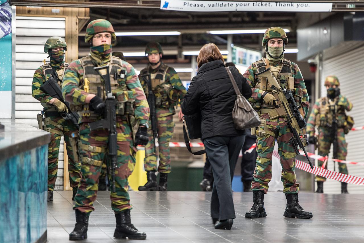 Bruxelles: Željeznički kolodvor nakon terorističkog napada u ožujku 2016.