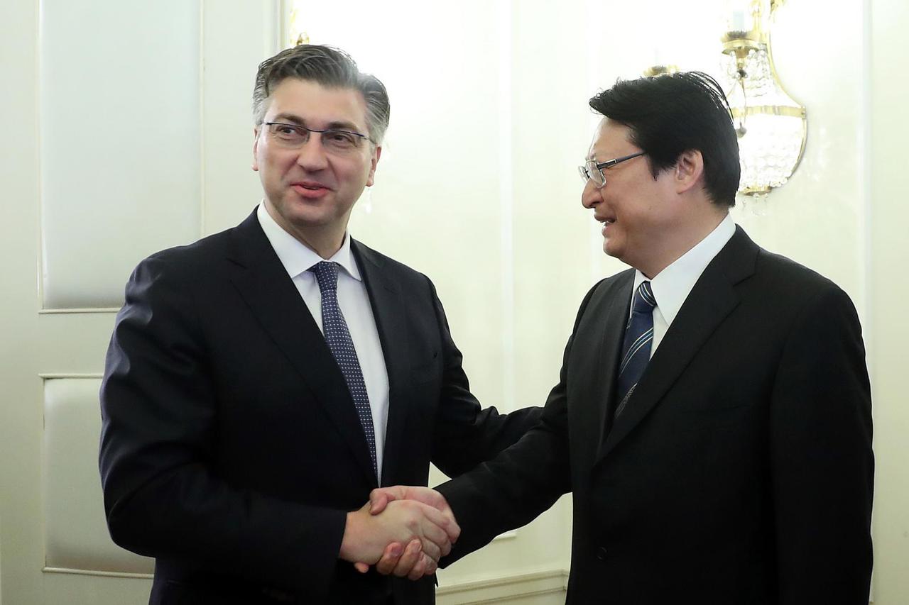 Plenković i predstavnici kineske brodograđevne kompanije CSIC