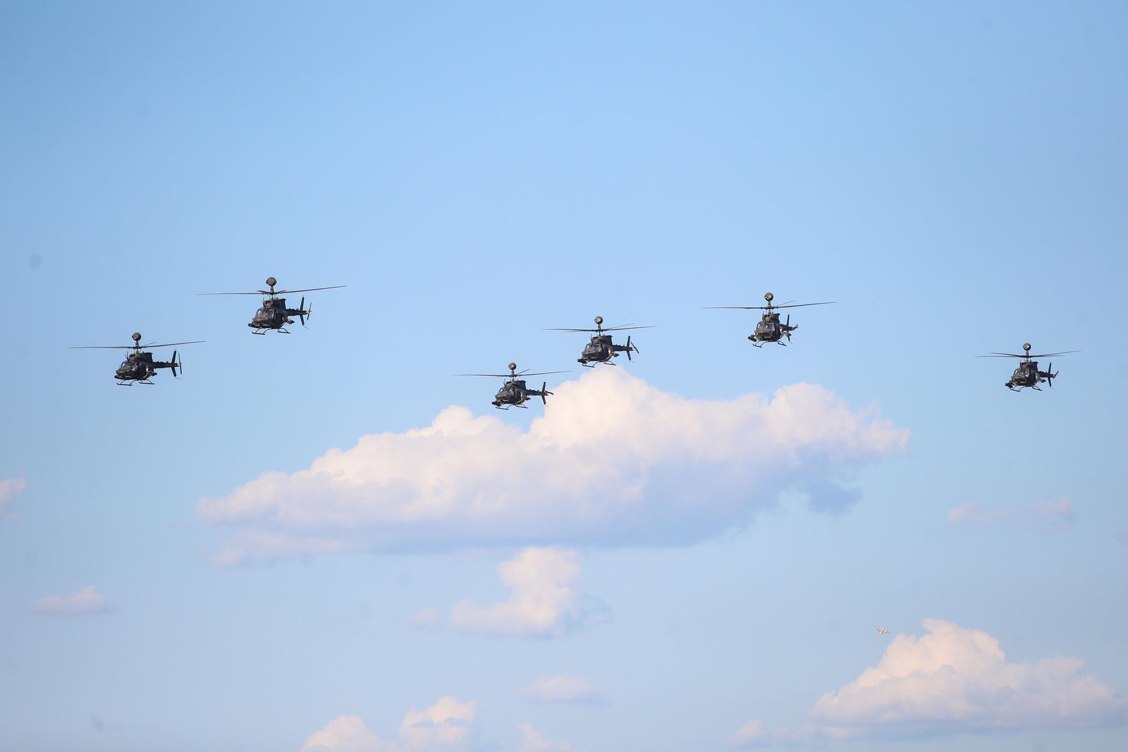 ... i šest helikoptera MUP-a RH
