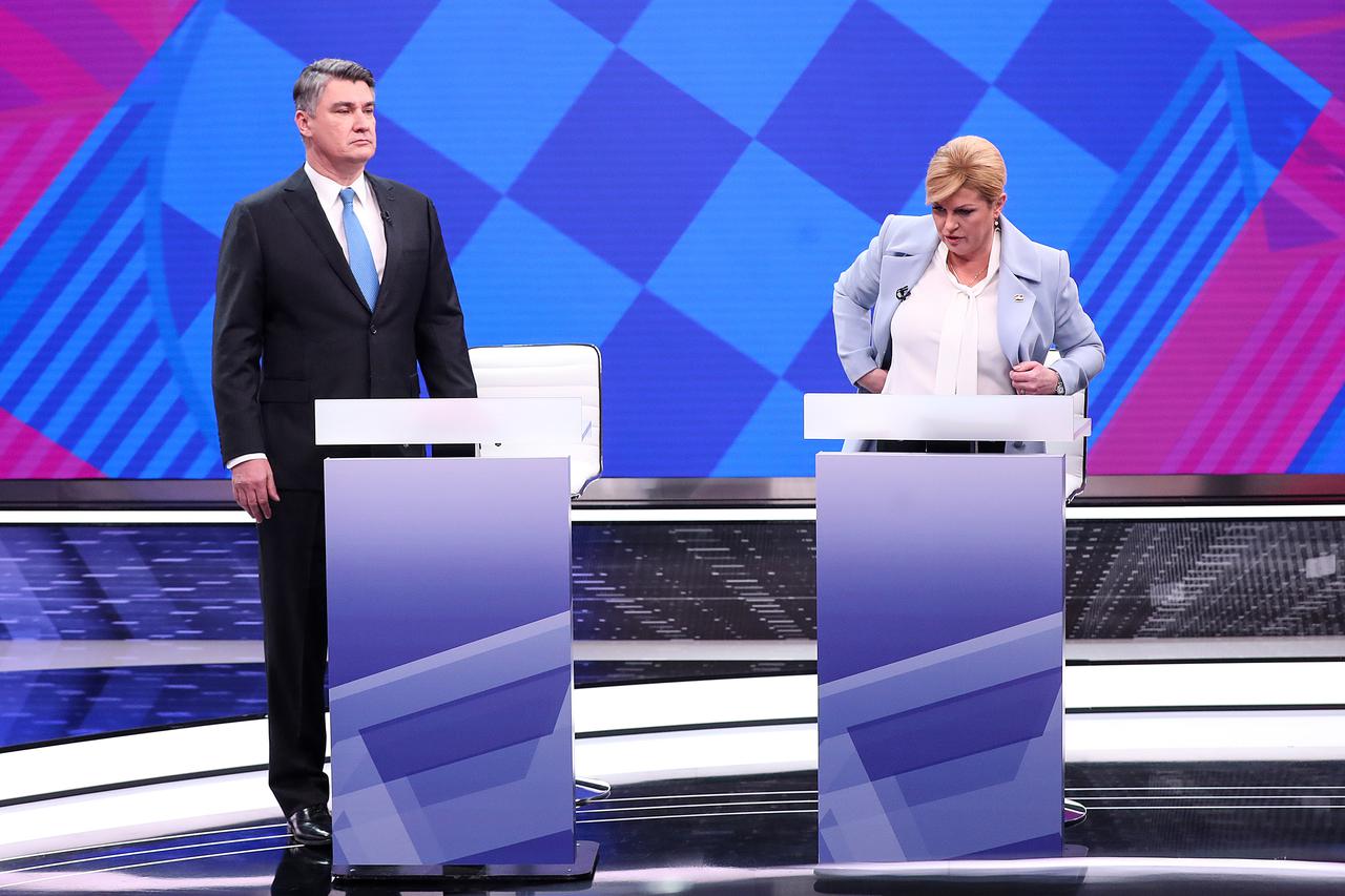 Sučeljavanje kandidata Kolinde Grabar Kitarović i Zorana Milanovića