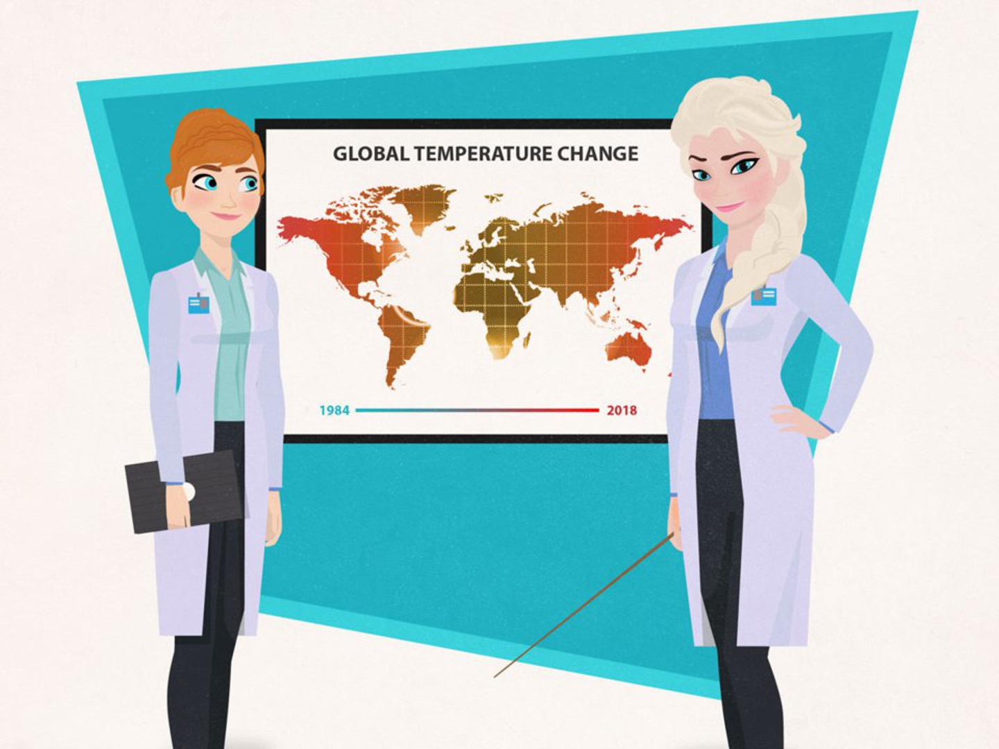 Anna i Elsa bavile bi se klimatskim promjenama, jer žive u zaleđenom kraljevstvu