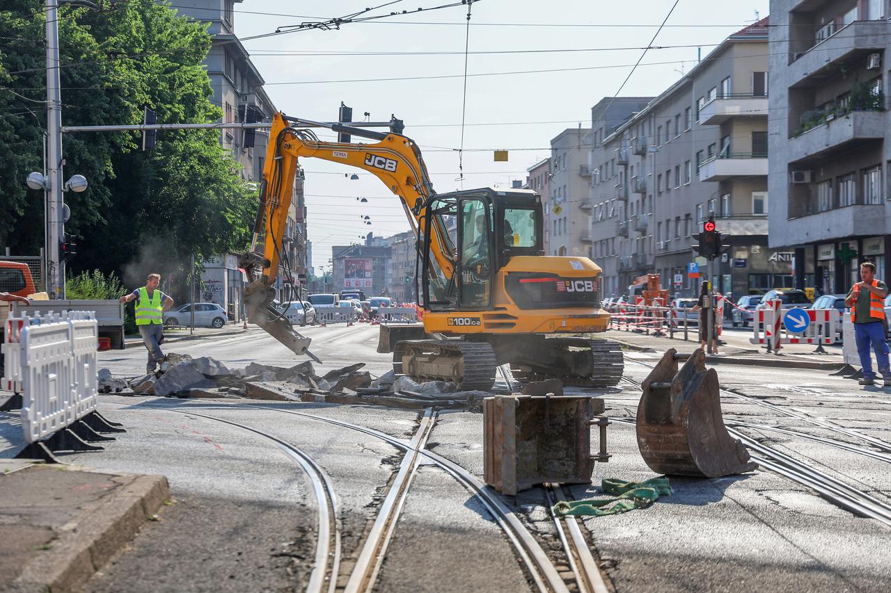 Zagreb: Zbog radova križanje Šubićeve i Zvonimirove ulice zatvara se za promet na mjesec dana
