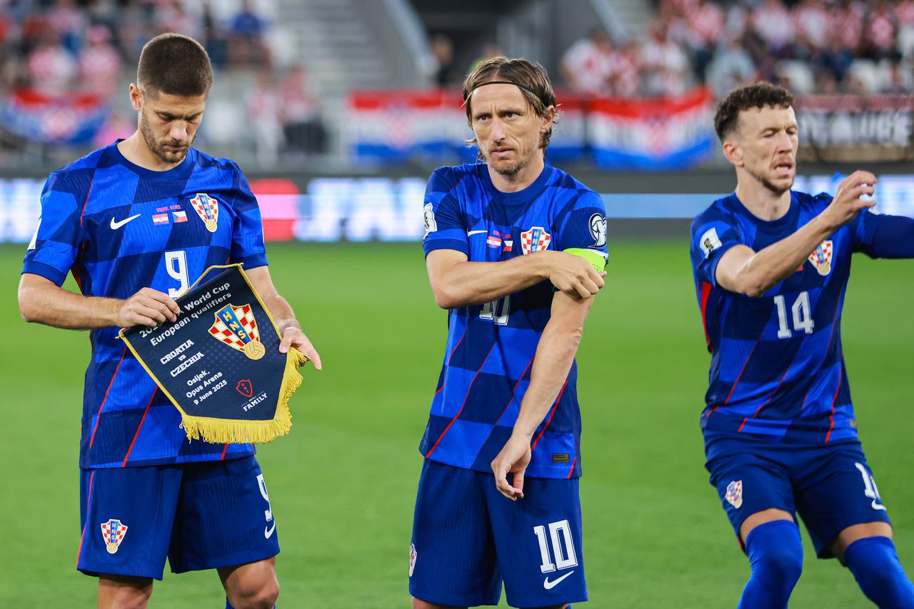 Osijek: Susret Hrvatske i Češke u kvalifikacijama za FIFA Svjetsko prvenstvo