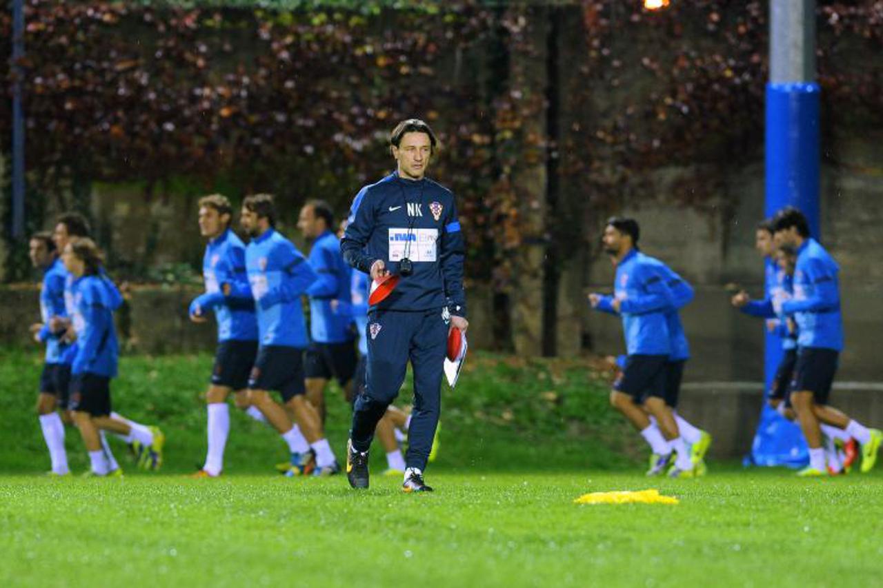 Hrvatska nogometna reprezentacija, Niko Kovač, trening