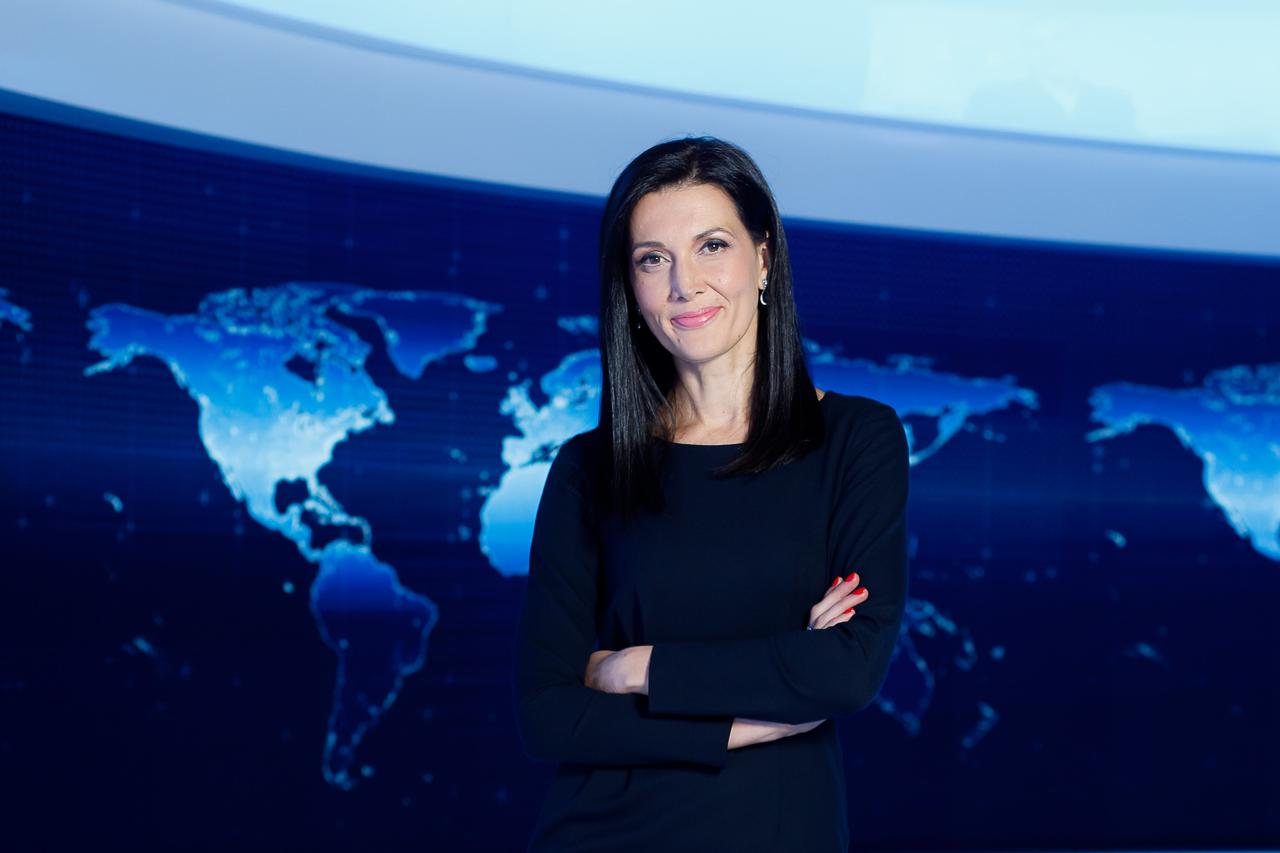 Zagreb: Marta Šimić Mrzlečki, voditeljica  Dnevnika na HRT-u