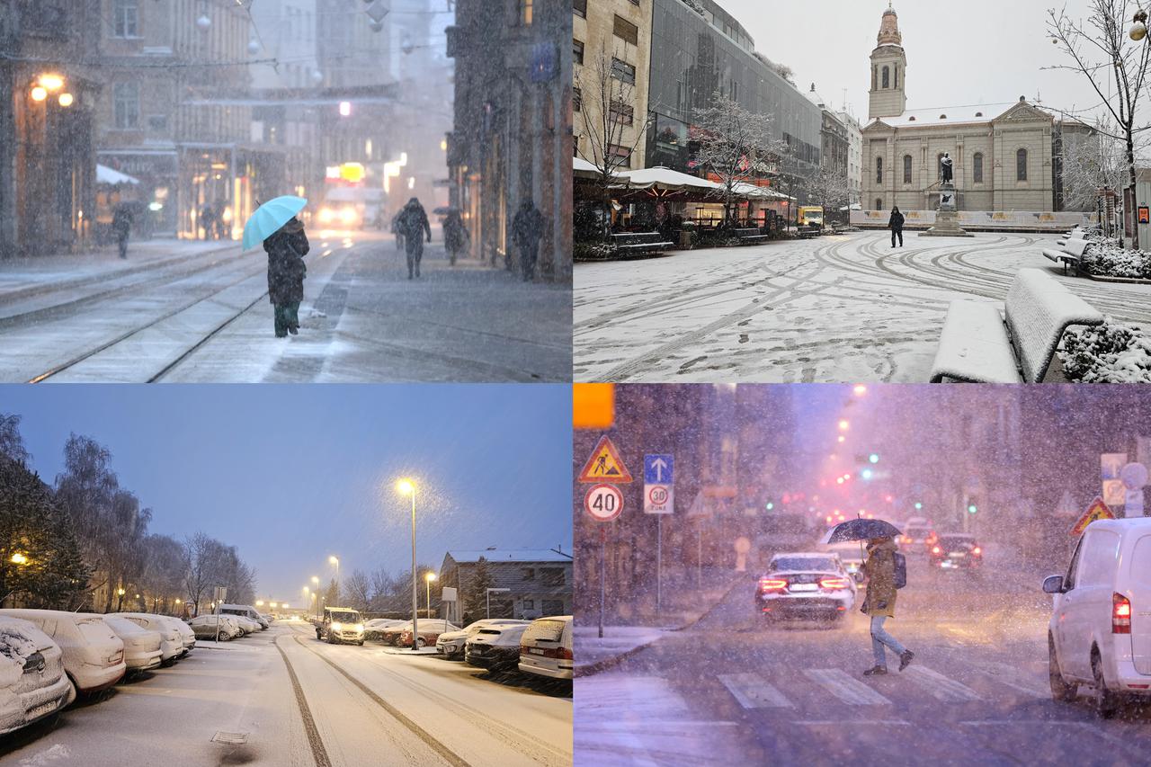 Zagreb: Snijeg otežava promet u cijeloj Hrvatskoj