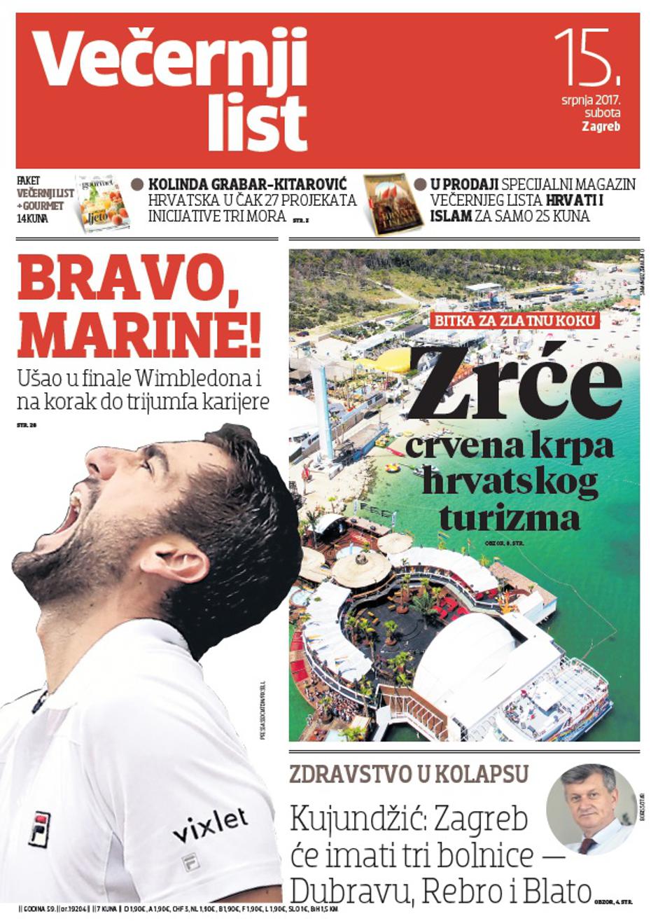 Naslovnica 15.7.2017.