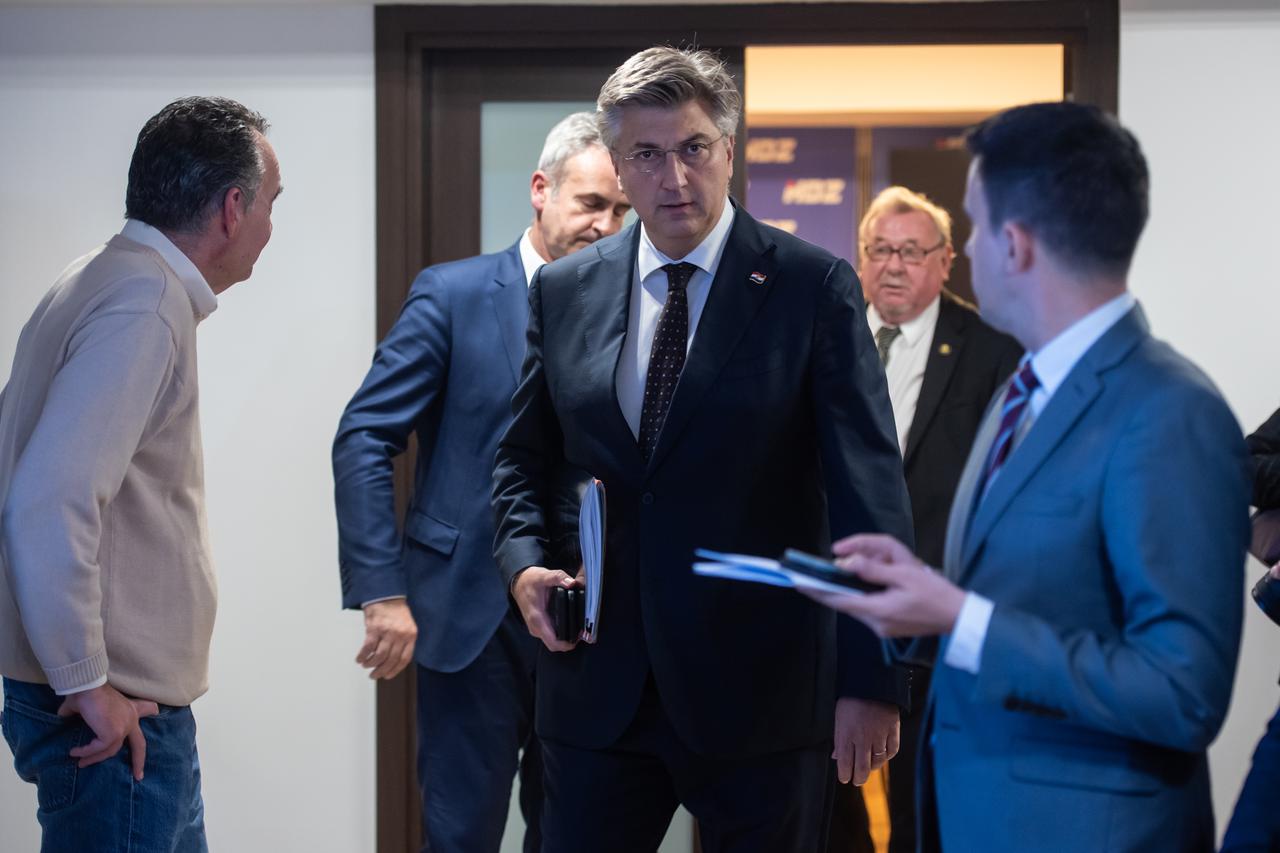 Zagreb:  Andrej Plenković dao je  izjavu nakon Predsjedništva HDZ-a 
