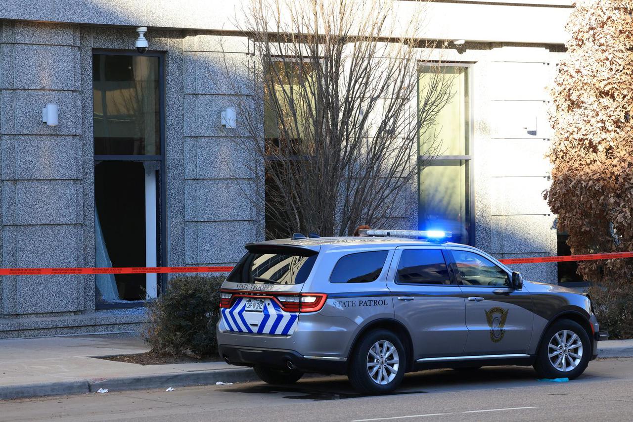 The scene at the Colorado Supreme Court after break in