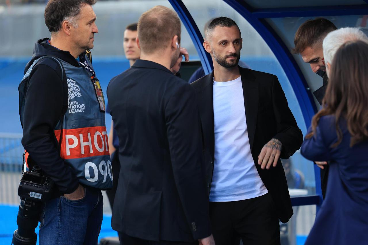 Zagreb: Marcelo Brozović uoči susreta Hrvatske i Škotske dobo priznanje HNS-a 
