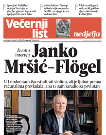 Večernji list naslovnica