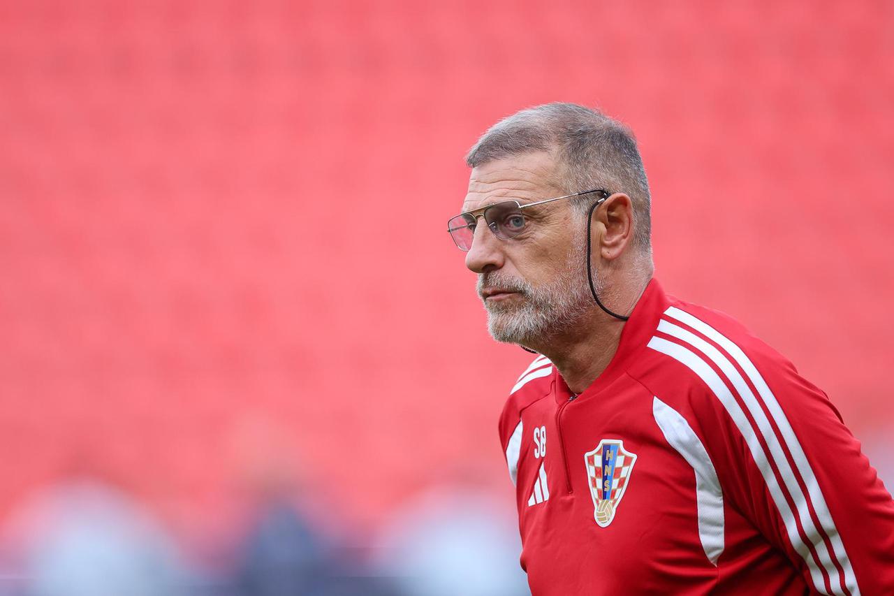 Prag: Trening hrvatske nogometne reprezetacije uoči utakmice protiv Češke
