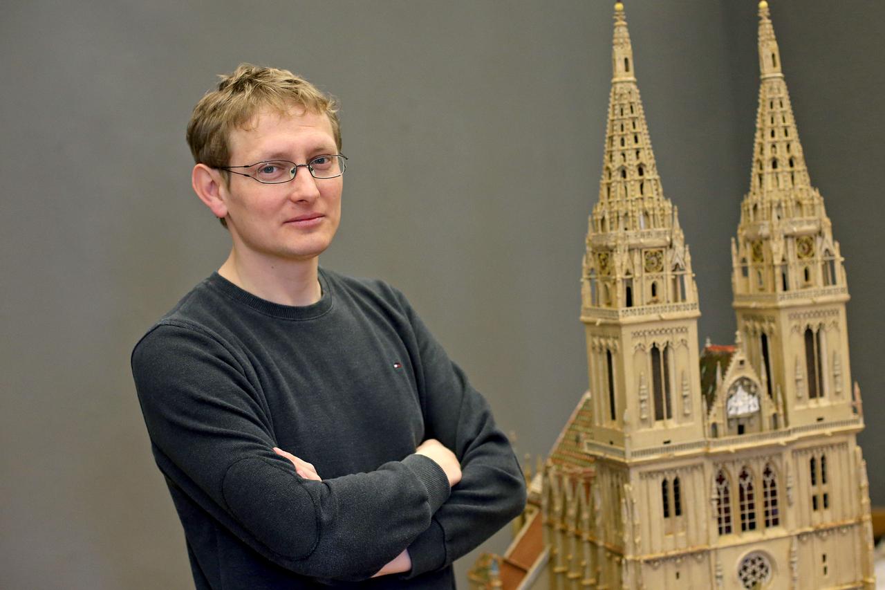 31.03.2015., Zagreb - Postavljanje izlozbe arhitekta Hermana Bollea u Muzeju za umjetnost i obrt. Autor izlozbe Dragan Damjanovic. Photo: Igor Kralj/PIXSELL