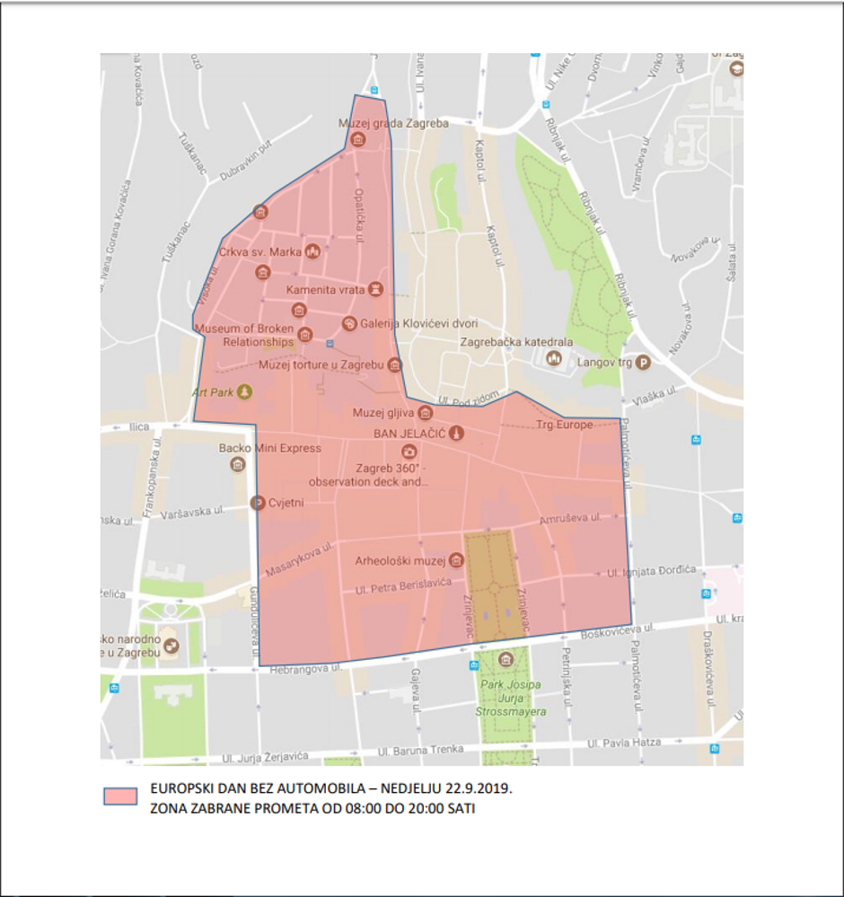 ZONA ZABRANE PROMETA