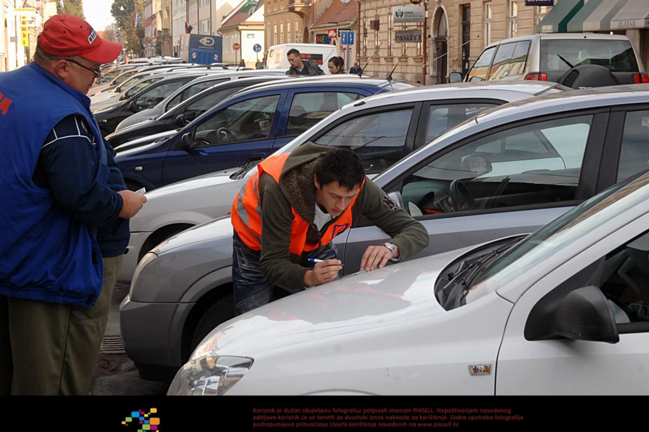 naplata parkiranja u Sisku