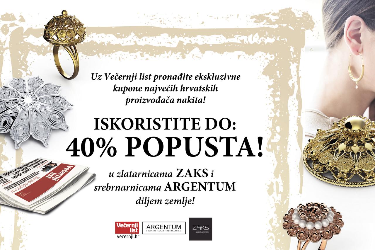 Uz popust u Večernjem do savršenog dara u trgovinama Zaks i Argentum