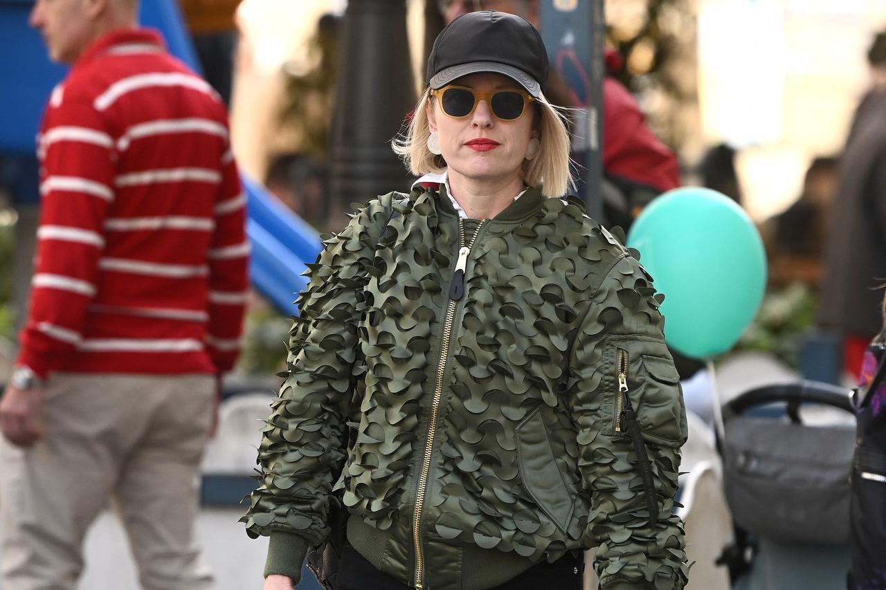 Zagreb: Ida Prester u šetnji po špici