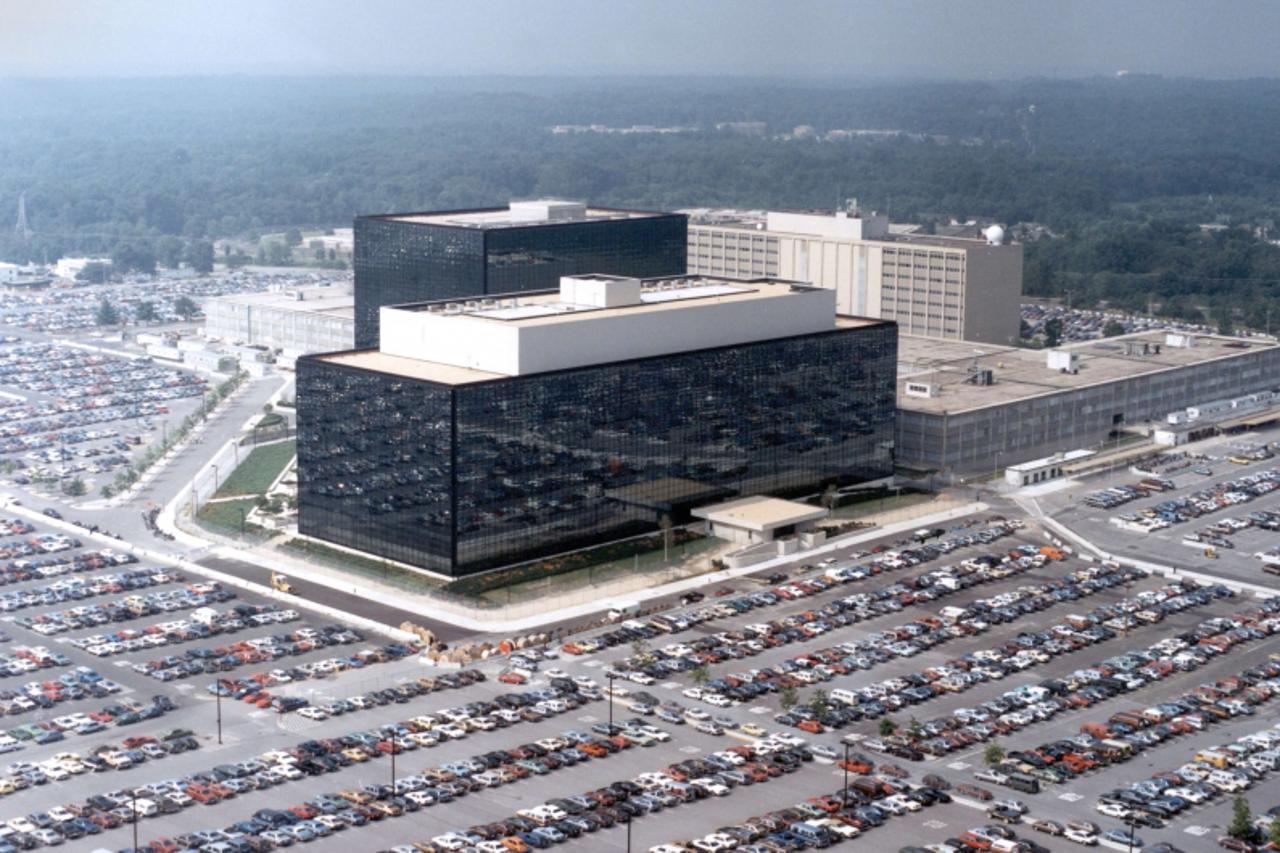 'An undated aerial handout photo shows the National Security Agency (NSA) headquarters building in Fort Meade, Maryland.  REUTERS/NSA/Handout via Reuters   (UNITED STATES - Tags: POLITICS) THIS IMAGE 