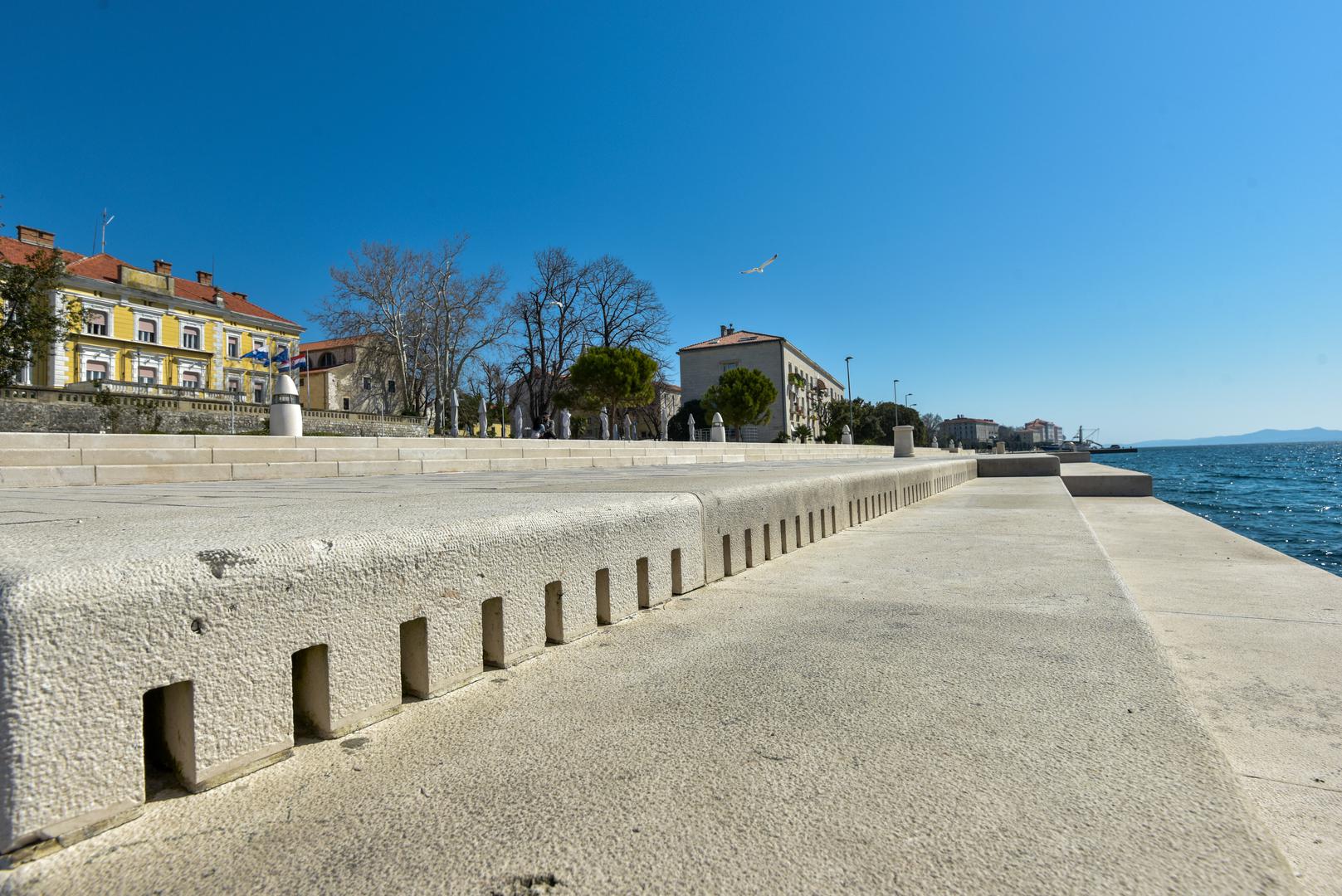 8. Zadar ima prve morske orgulje na svijetu koje stvaraju glazbu pokretanu morskim valovima.
