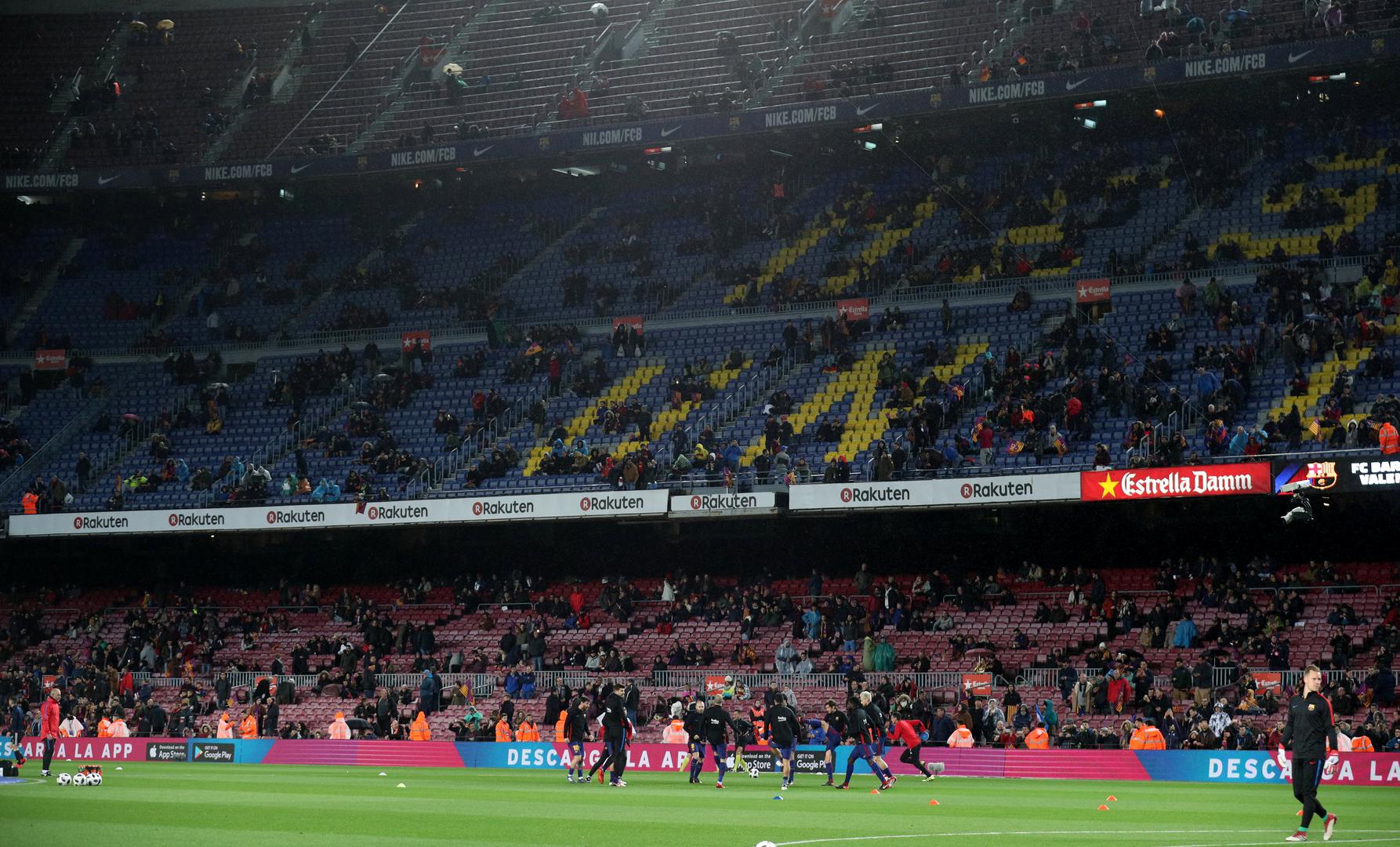 Na mitskom Camp Nou bilo je samo 50,959 navijača