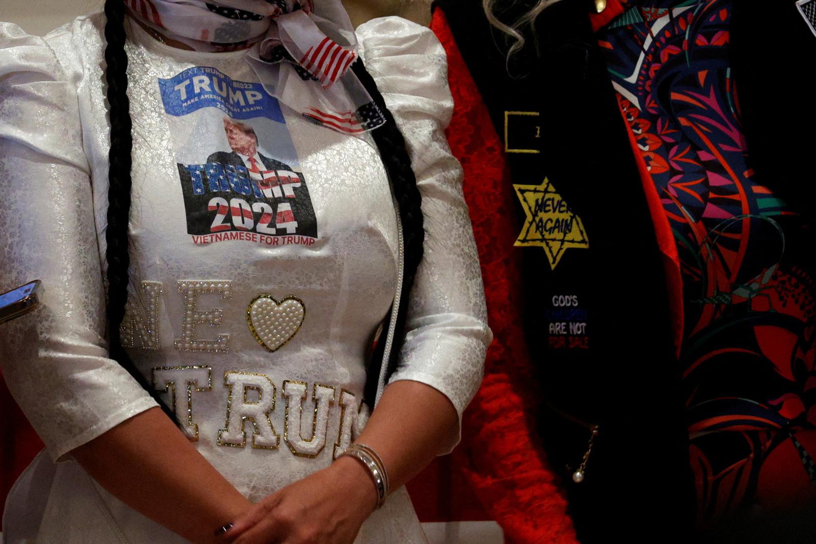 Supporters of Republican presidential candidate and former U.S. President Donald Trump wait for him to arrive to a watch party event to mark the Super Tuesday primary elections at his Mar-a-Lago property, in Palm Beach, Florida, U.S. March 5, 2024. REUTERS/Marco Bello Photo: MARCO BELLO/REUTERS