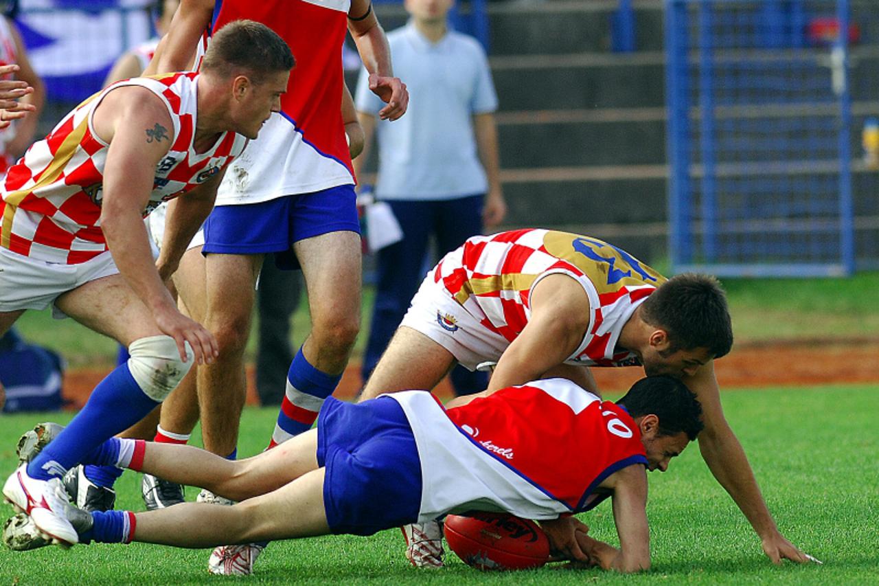 'za sport.....03. 10. 2009. nk samobor/prvenstvo evrope u australskom nogometu/hrvatska-francuska Photo: Zeljko Hladika/Vecernji list'