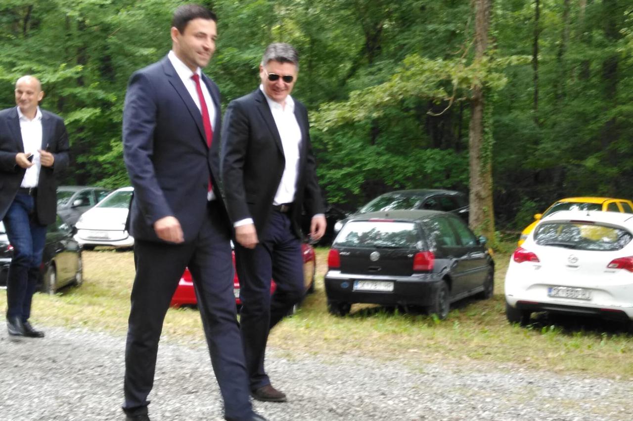Zoran Milanović i Davor Bernardić u Sisku