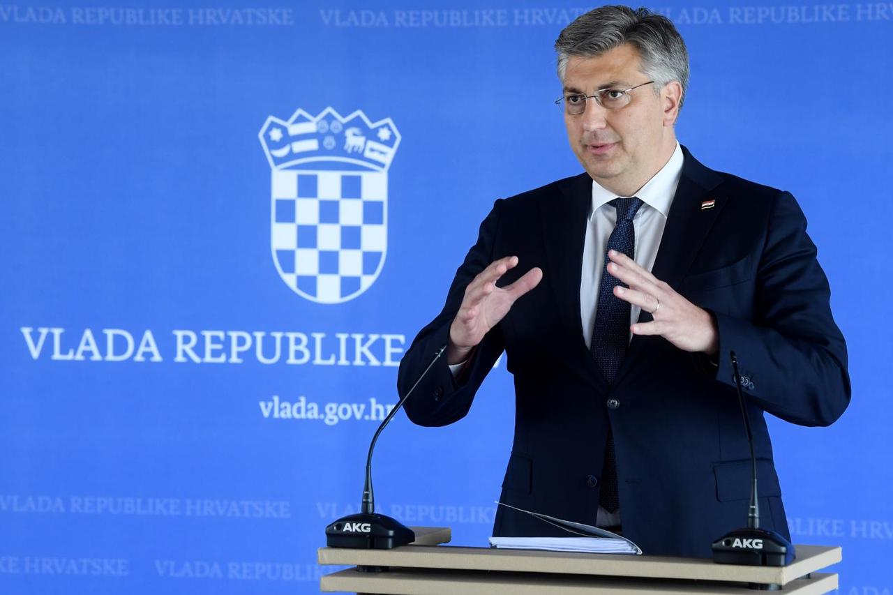 Nakon sjednice vlade izjavu je dao premijer Andrej Plenković