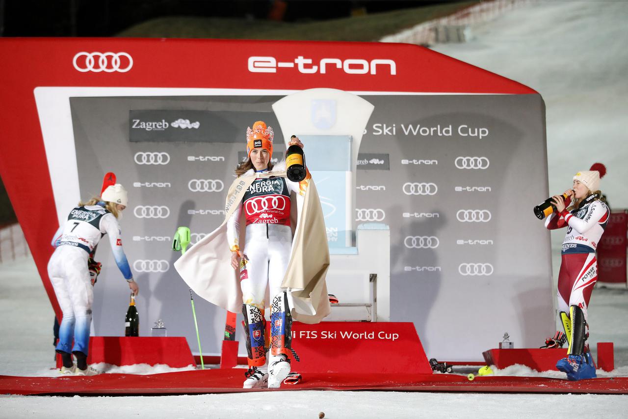 Zagreb: Slovakinja Petra Vlhova obranila krunu Snježne kraljice